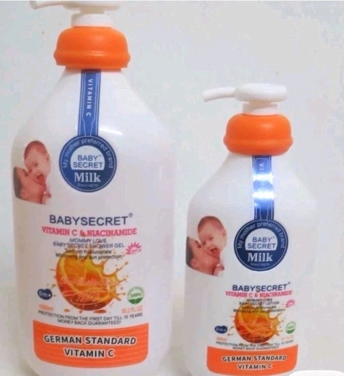 Baby Secret Vitamin C & Niacinamide Body Lotion + Shower Gel 1000m - 2Pcs Set
Opens in a new window 