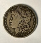 1890-O Morgan Silver Dollar New Orleans Very Good VG+