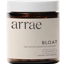 Arrae Bloat Fast Acting Digestive Support Dietary Supplement 40 Caps Exp 10/27