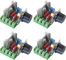 4Pcs 2000W 25A PWM Motor Speed Control Module Dimmer Speed Regulator AC 50-220V