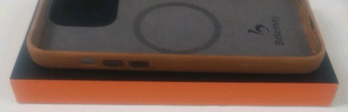 Coque arrière Belemay iPhone 13 Pro Max marron neuve - Photo 7 sur 10