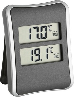 TFA Dostmann digitales Innen-Aussen-Thermometer, 30.1044, Außentemperatur über K