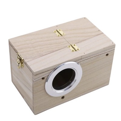 Vogel Nest Kastenzuchtbox Holz Dekoration Haustier Zubehör Garten Balkone