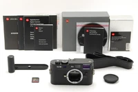 Leica M8 Black 10.3MP Digital Rangefinder Camera Body Box Grip Strap [Top MINT]
