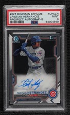 2021 Bowman Chrome Prospect Cristian Hernandez #CPA-CH PSA 9 MINT Auto 11oq