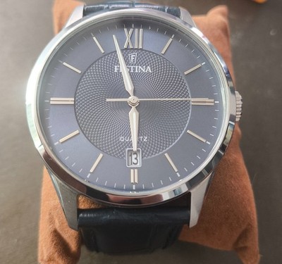 FESTINA Eleganter blauer Quarz mit Datum. Ref. F20426. Zustand neuwertig
