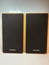 Vintage Optimus Pro 110 40-4048 Bookshelf Speakers Wood 