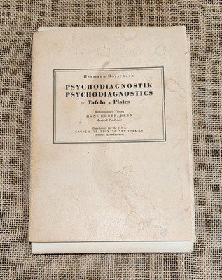 Hermann Rorschach Psychodiagnostik Psychodiagnostics Tafeln Plates Ink Blot 1948