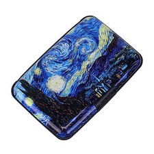 RFID Blocking Credit Cards Holder Aluminum Wallet Metal ID Case for See moon