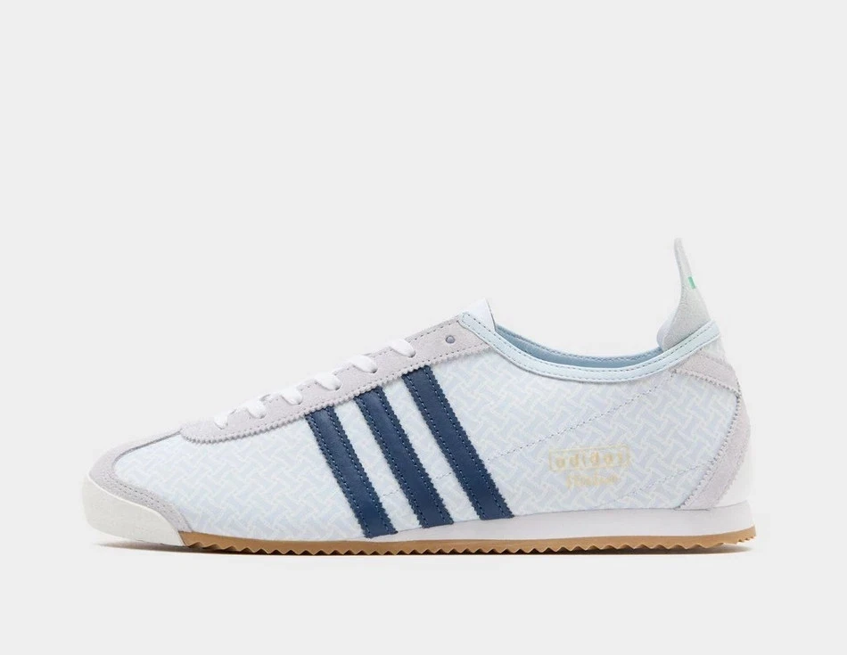 Adidas Originals Men's FIGC Italia 60s Shoes in White and Blue