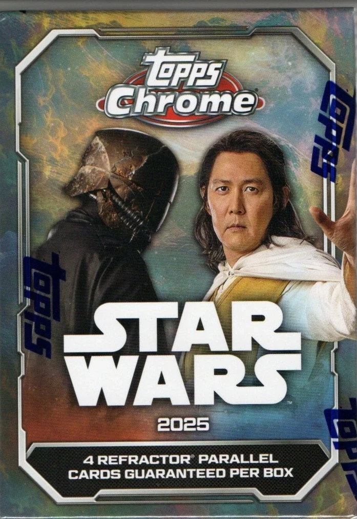 2025 Topps CHROME STAR WARS Trading Cards Blaster Box 40