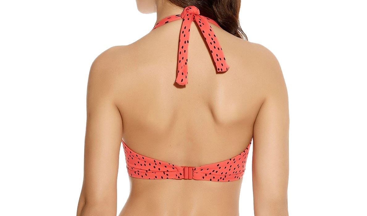 Freya Pip AS3739 W Underwired Banded Halterneck Bikini Top Coral (COL) 28D