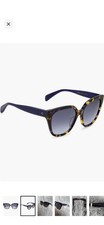 rag  bone Gradient Square Sunglasses in Yellow Havana/ Blue/Grey Shaded NWT