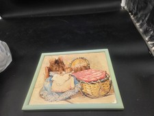 Vintage Mrs Tittlemouse Framed Beatrix Potter Prints Frederick Warne Nursery