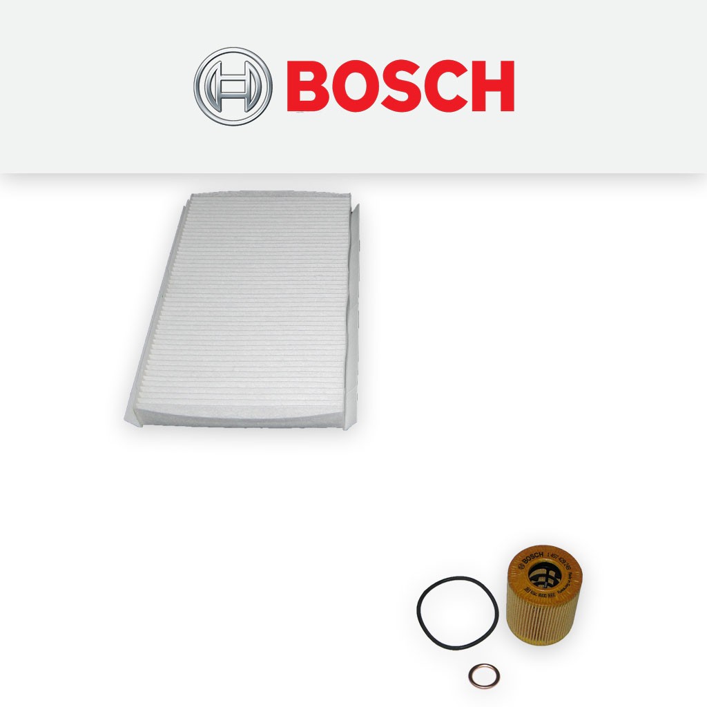 SERVICE KIT for PEUGEOT 307 2.0 HDI 16V BOSCH OIL CABIN FILTERS (2004-2007)