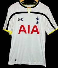 TOTTENHAM HOTSPUR 2014 2015 HOME FOOTBALL SHIRT SOCCER JERSEY UNDER ARMOUR Sz L