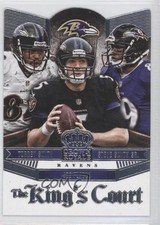 2014 Panini Crown Royale The King's Court Joe Flacco Steve Smith Sr Torrey 00ah