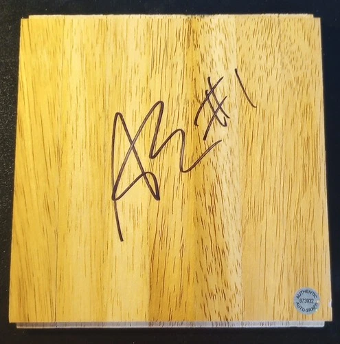 Minnesota Timberwolves Signed Autographed Floorboard A Edwards with COA/Hologram