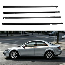 Window Seal Weatherstrip 4pcs Moulding Trim Door Belt For Mazda 6 2004-2012 Window Seal Weatherstrip 4pcs Moulding Trim Door Belt For Mazda 6 2004-2012