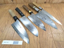 Japanese Chef's Kitchen Knife Set 5 Piece DEBA SANTOKU from Japan NN150