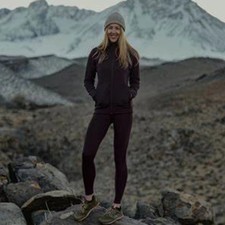 Women Merino Wool Base Layer Pants 180GSM Thermal Leggings Soft Breathable Warm