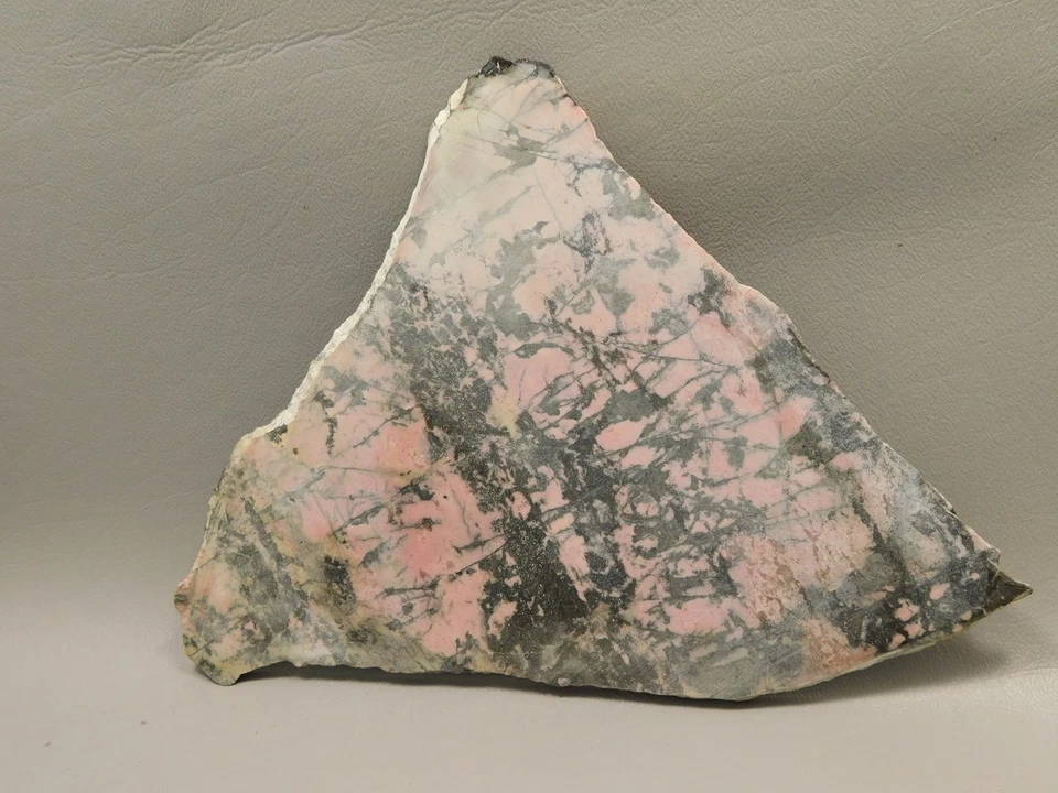 Rhodonite Stone Slab Lapidary Cabbing Rough Rock California #O10 - Image 4 of 4