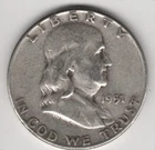 1951 P FRANKLIN HALF DOLLAR 90% SILVER 50¢ PHILADELPHIA UNITED STATES OF AMERICA