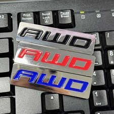 METAL AWD ENGINE RACE MOTOR SWAP EMBLEM BADGE FOR TRUNK HOOD DOOR GRILL DECAL