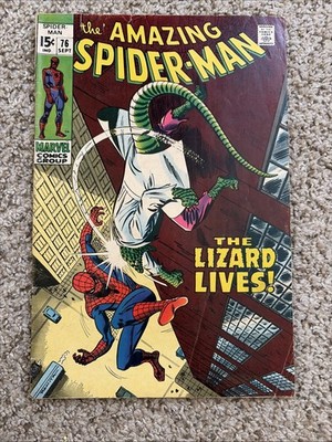 MARVEL COMICS THE AMAZING SPIDER-MAN #76 THE LIZARD LIVES!