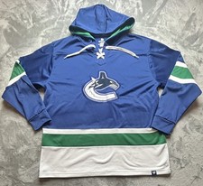 NHL Vancouver Canucks Fanatics Inside Line Fleece Pullover Hoodie 2XL