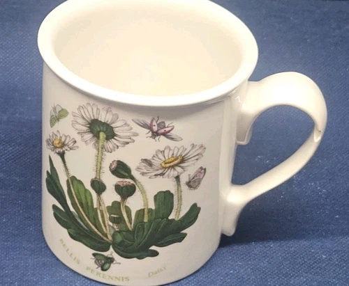 Vintage 1970s Portmeirion Pottery England "Botanic Garden" Daisy Coffee Mug 