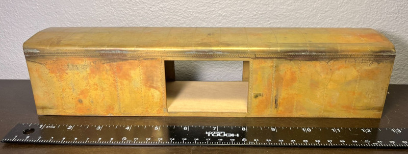 Vintage O Scale BRASS Shell Express 50" Reefer? Unfinished Custom Project Model