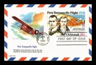 DR JIM STAMPS US FIRST DAY CARD FIRST TRANSPACIFIC FLIGHT 28C AIR MAIL FLEETWOOD