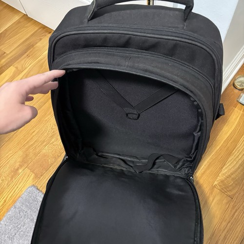 Samsonite Backpack Black Multi Pocket Travel Bag - Picture 7 of 10