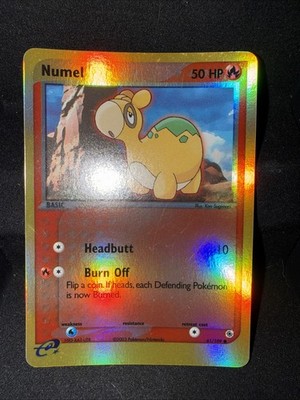 Pokémon TCG Numel Reverse Holo Card 61/109 EX Ruby and Sapphire 2003 LP