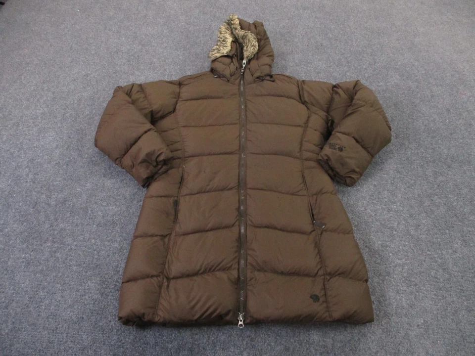Chaqueta Mountain Hardwear Mujer M Plumón Puffer Forrada de Vellón Exterior Acolchada Larga Foto 2 de 4