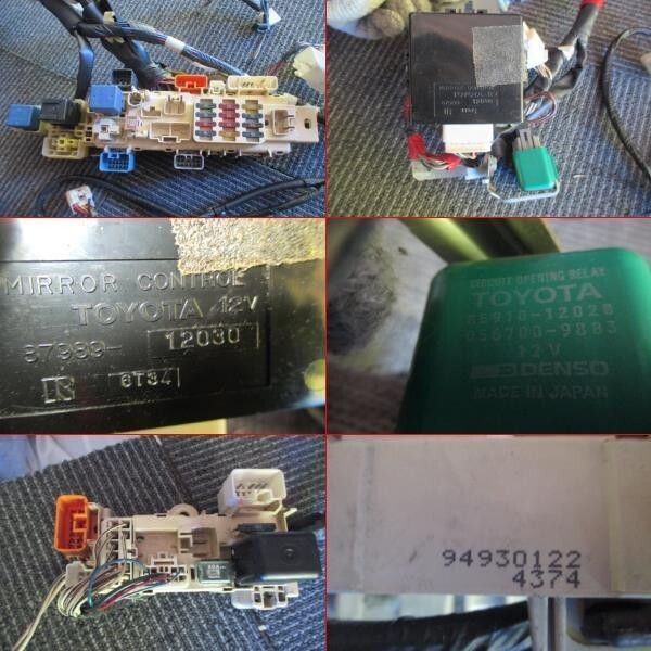 M Toyota AE100 5MT Wiring in Dashboard | eBay