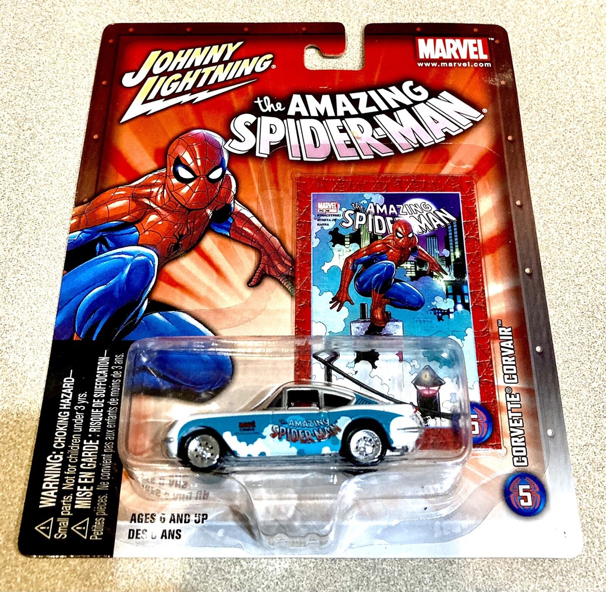 ミニカー johnny lightning marvel set of 12 2002 Johnny Lightning Marvel #01 Spiderman '98 Volkswagen