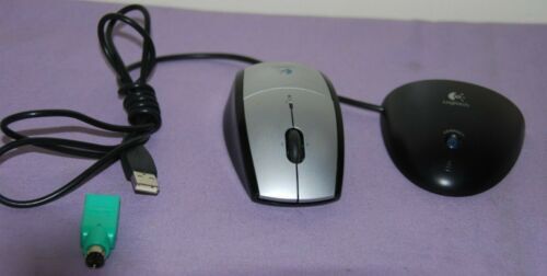 Logitech MouseMan Dual Optical Mouse NOT Cordless M-BL63B NEW IN