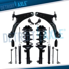 Front Strut Rear Shock Lower Control Arm Sway Bar Tierods for 2001-2006 Santa Fe