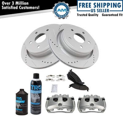 Rear Brake Pad & Rotor Kit Fits 12 Ram 1500