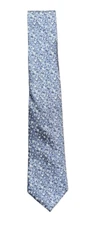 NEW The Mens Store At Bloomingdale's Floral Silk Tie Blue NWT FREE Shipping
