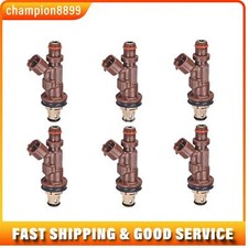 6pcs Fuel Injectors For Toyota Tacoma Tundra 4runner 1999-04 V6 3.4l 23250-62040
