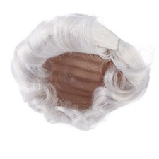 Set of 4 Antina's Grandpa 12" Doll Wigs with Side Part