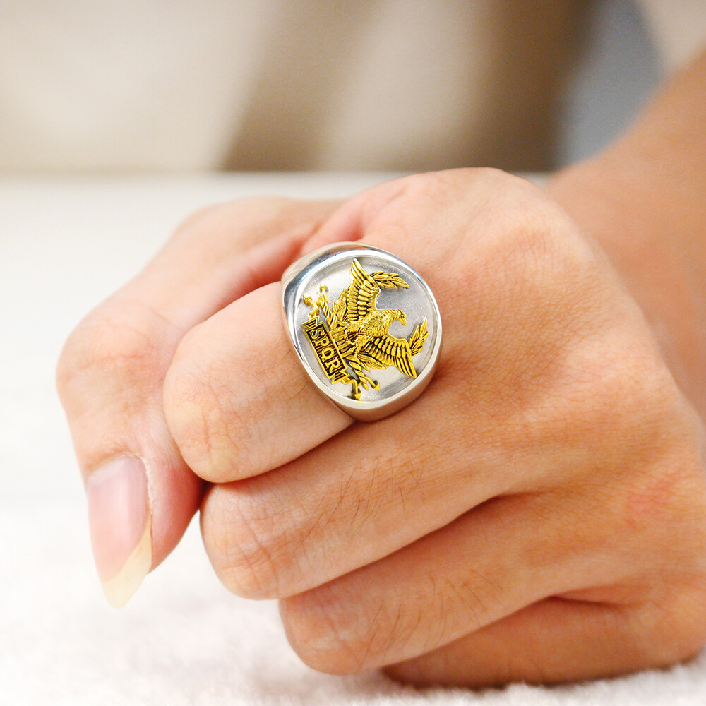 Spqr Romanus Badge SPQR République Romaine Métal (30x35mm