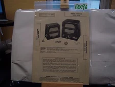 SAMS PHOTOFACT MANUAL & SCHEMATIC COMMUNICATION SYSTEM WEBSTER TELEHOME 604M 604