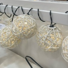 Ikea SOLVINDEN LED string light with 12 lights, battery operated/white NEW