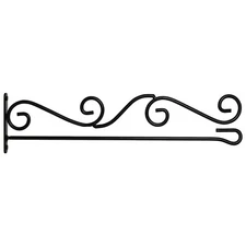Anley Garden Flags Wall Scroll Hanger - Iron Horizontal Garden Flag Pole Holder