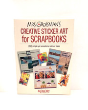 Mrs Grossmans Creative Sticker Art for Scrapbooks Memory Makers New  4180