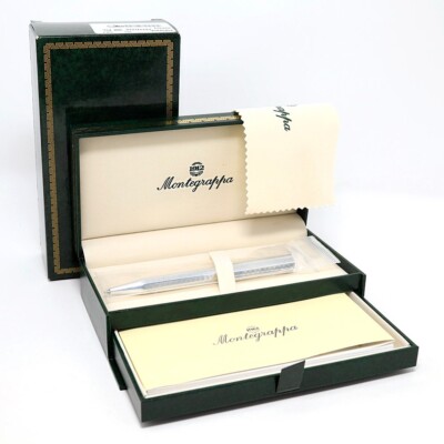 Montegrappa Privilege Small Etched Sterling Silver Mechanical Pencil - 0.7MM